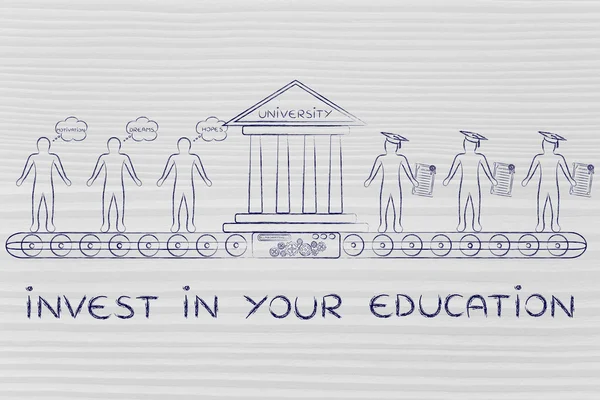Invest in your education concept