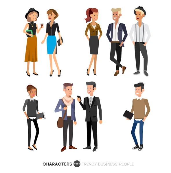 Vector detailed characters people, business