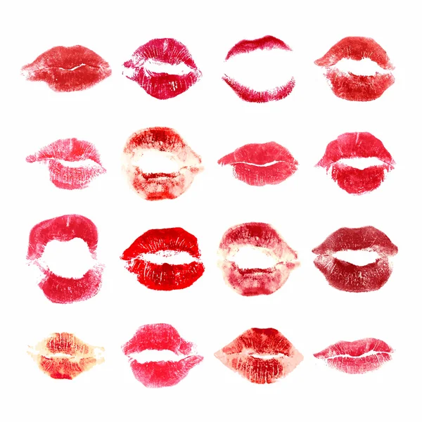 波普艺术风格的女人的嘴唇模式 - 图库矢量图像