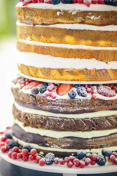 Delicious berry cake