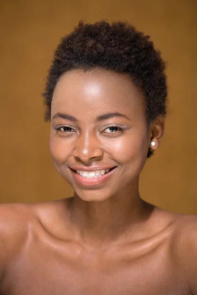 Portrait of a black smiling woman