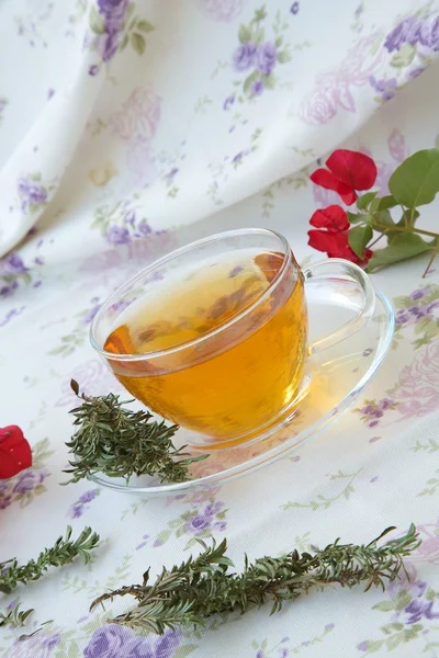 Summer savory herbal tea