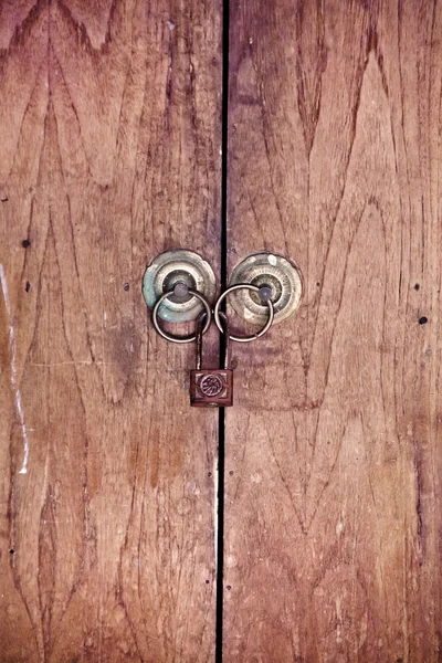 Simple wooden doors