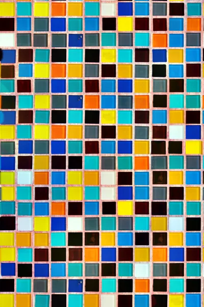Multicolor glass mosaic