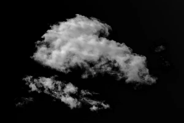 Cloud in black sky