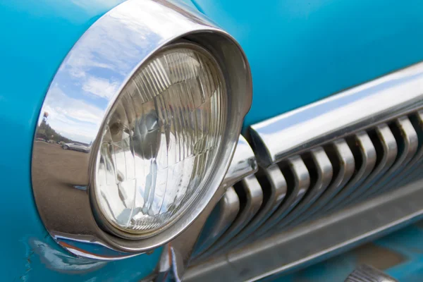 Antique car headlamp detail