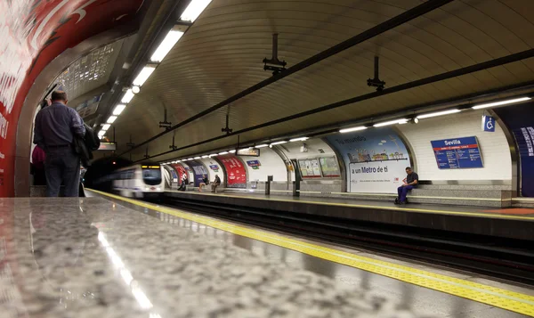 Metro station in Madrid, Spain