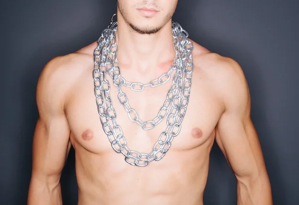 Man with chain