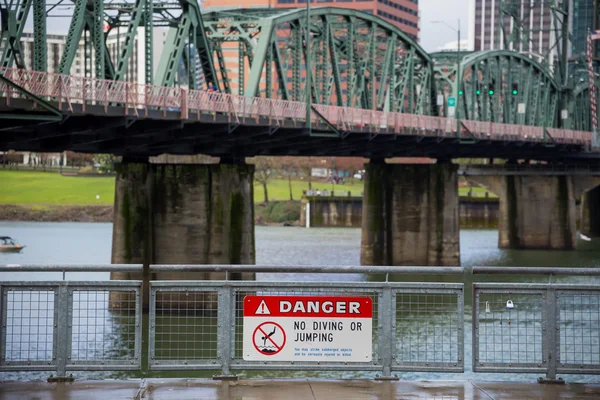 Danger Sign in Portland Oregon