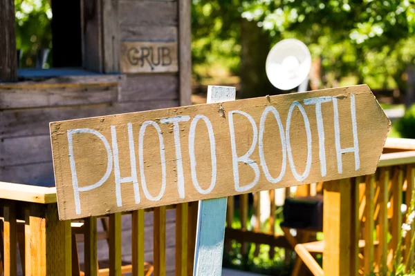 Wood Wedding Photobooth Sign