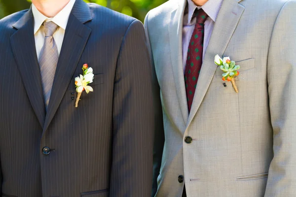 Groom and Best Man on Wedding Day
