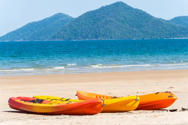 Kayak Canoes Beach Ocean