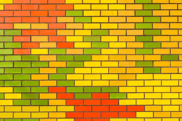 Color Brick Wall Background