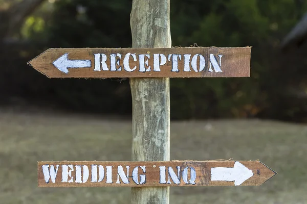 Wedding Reception Signs Wood