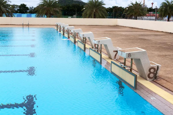 Swimming pool for water sports