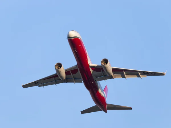 Passenger plane Tu-204-100B E Red Wings