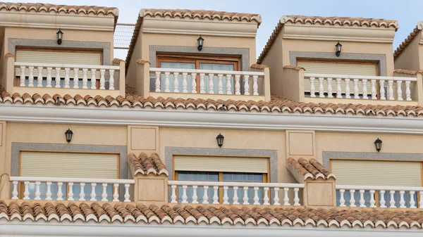 Balconies and roof areas