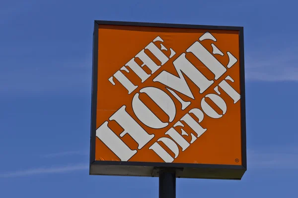 Indianapolis - Circa June 2016: The Home Depot Sign. Home Depot is the Largest Home Improvement Retailer in the US I