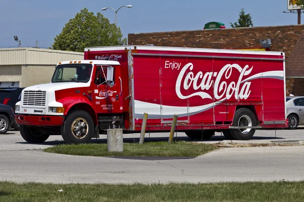 Indianapolis - Circa June 2016: Coca-Cola Delivery Truck. Coca-Cola is the World\'s Largest Beverage Company II