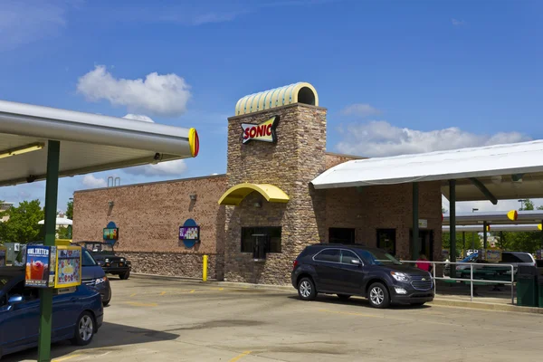 Lafayette, IN - Circa July 2016: Sonic Drive-In Fast Food Location. Sonic is a Drive-In Restaurant Chain III