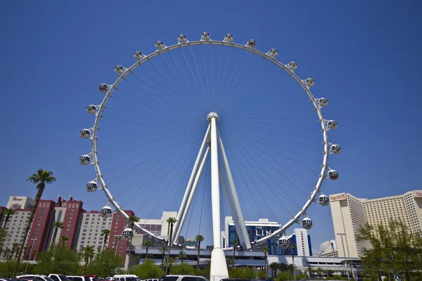 Las Vegas - Circa July 2016: High Roller Ferris Wheel at the LINQ Hotel. The High Roller and LINQ Hotel are part of Caesars Entertainment Corporation I
