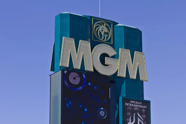 Las Vegas - Circa July 2016: Signage of the MGM Grand Hotel. This Property is a Subsidiary of MGM Resorts International I