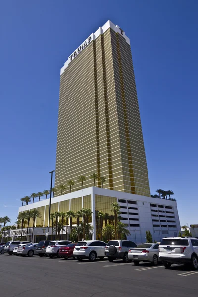 Las Vegas - Circa July 2016: Trump Hotel Las Vegas. Named for real estate developer Donald Trump, the exterior windows are gilded with 24-karat gold IV