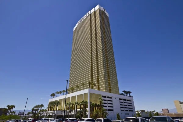 Las Vegas - Circa July 2016: Trump Hotel Las Vegas. Named for real estate developer Donald Trump, the exterior windows are gilded with 24-karat gold III