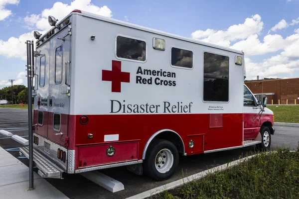 Indianapolis - Circa August 2016: American Red Cross Disaster Relief Van. The American National Red Cross provides emergency assistance and disaster relief III