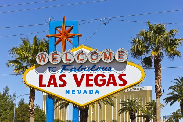 Las Vegas - April 2010: Welcome to Fabulous Las Vegas sign on the Las Vegas Strip II