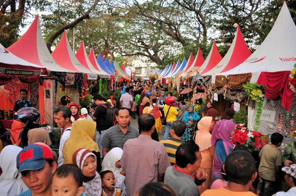 Market Stalls at Madura Bull Race, Indonesia