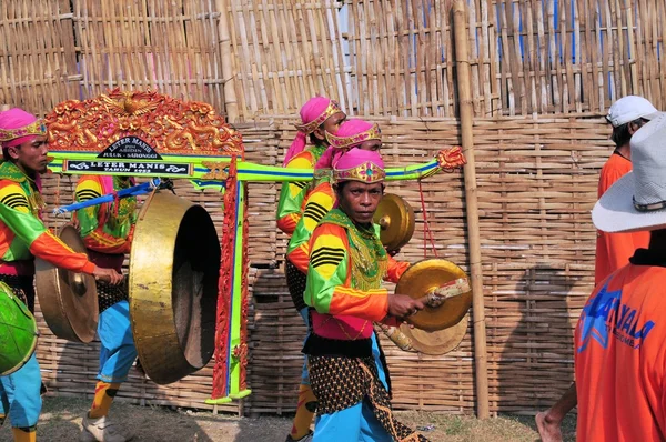 Traditional Music at Madura Bull Race, Indonesia