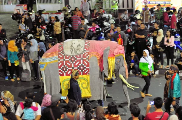 Elephant costume, Yogyakarta city festival parade