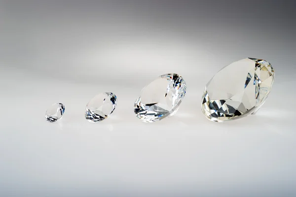 Four diamonds in a row