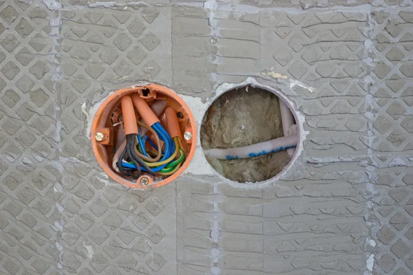 Electrical installation, building work