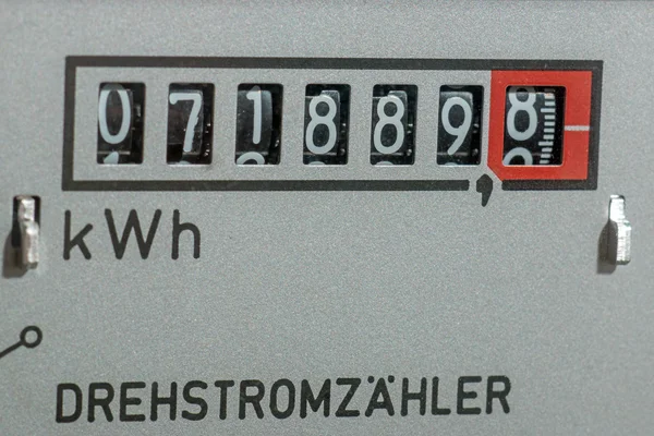Electricity meter measures the current
