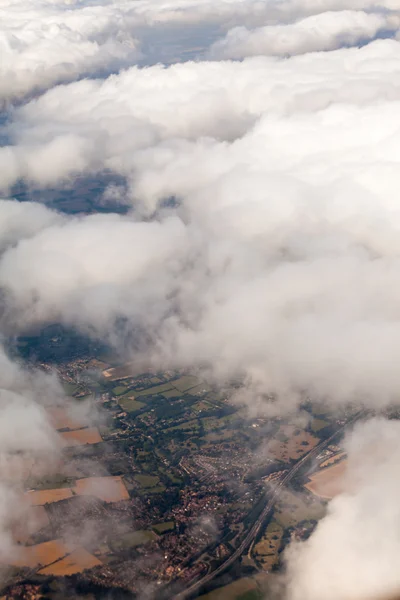 Beautiful, dramatic clouds and sky viewed from the plane. High resolution and quality