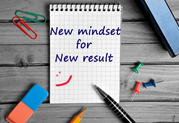 New Mindset for New Result text