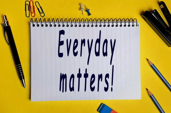 Everyday matters words