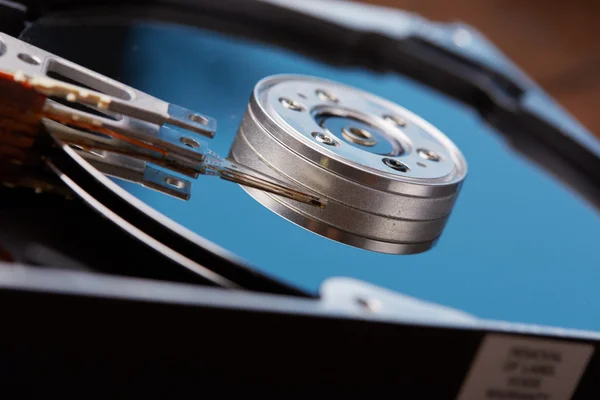 Hard disk closeup