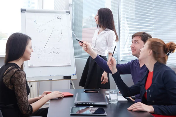 Businesspeople in a meeting room