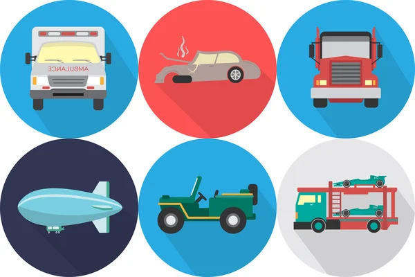 Transportation Icons Set