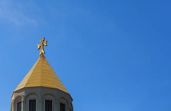 Armenian church cross sky