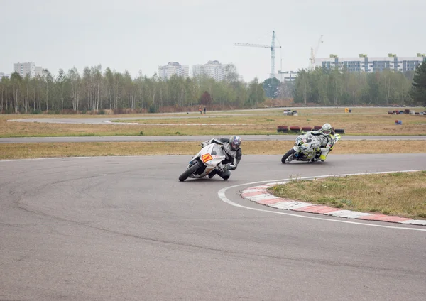 MINSK, BELARUS - The 6-leg of The Open Championship of the Republic of Belarus on road-racing.