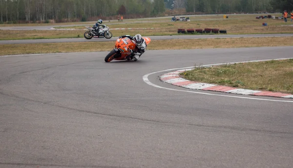 MINSK, BELARUS - The 6-leg of The Open Championship of the Republic of Belarus on road-racing.