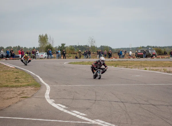 MINSK, BELARUS - The 6-leg of The Open Championship of the Republic of Belarus on road-racing.