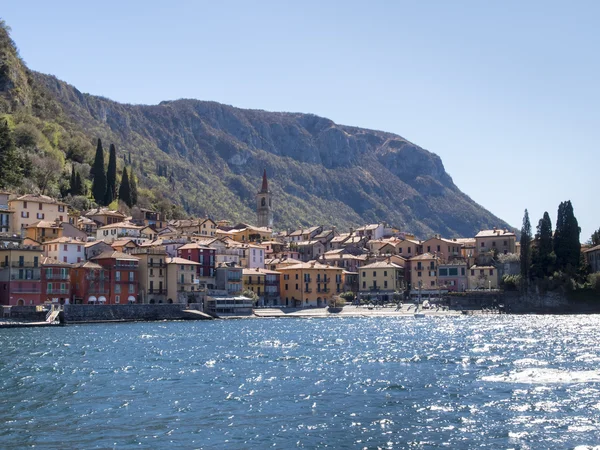 Dock of Bellagio with nineteenth-century historic homes.