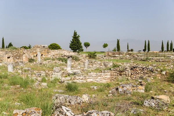 Hierapolis, Turkey. Landscape with the ruins of the antique city