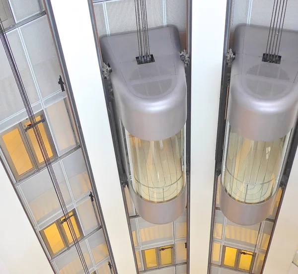 Exposed elevators