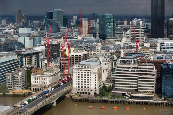 City of London aerial view, London UK